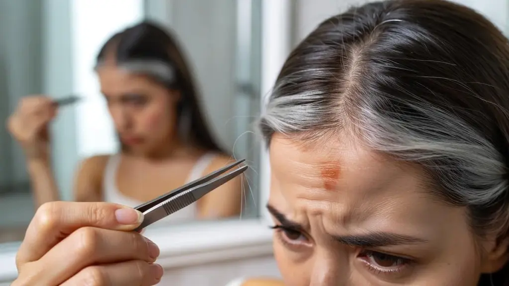 Trhat šedivé vlasy? Tohle se s vašimi vlasy skutečně děje